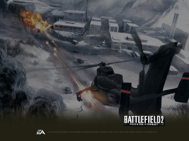 Battlefield 2 Modern Combat title screen for Xbox